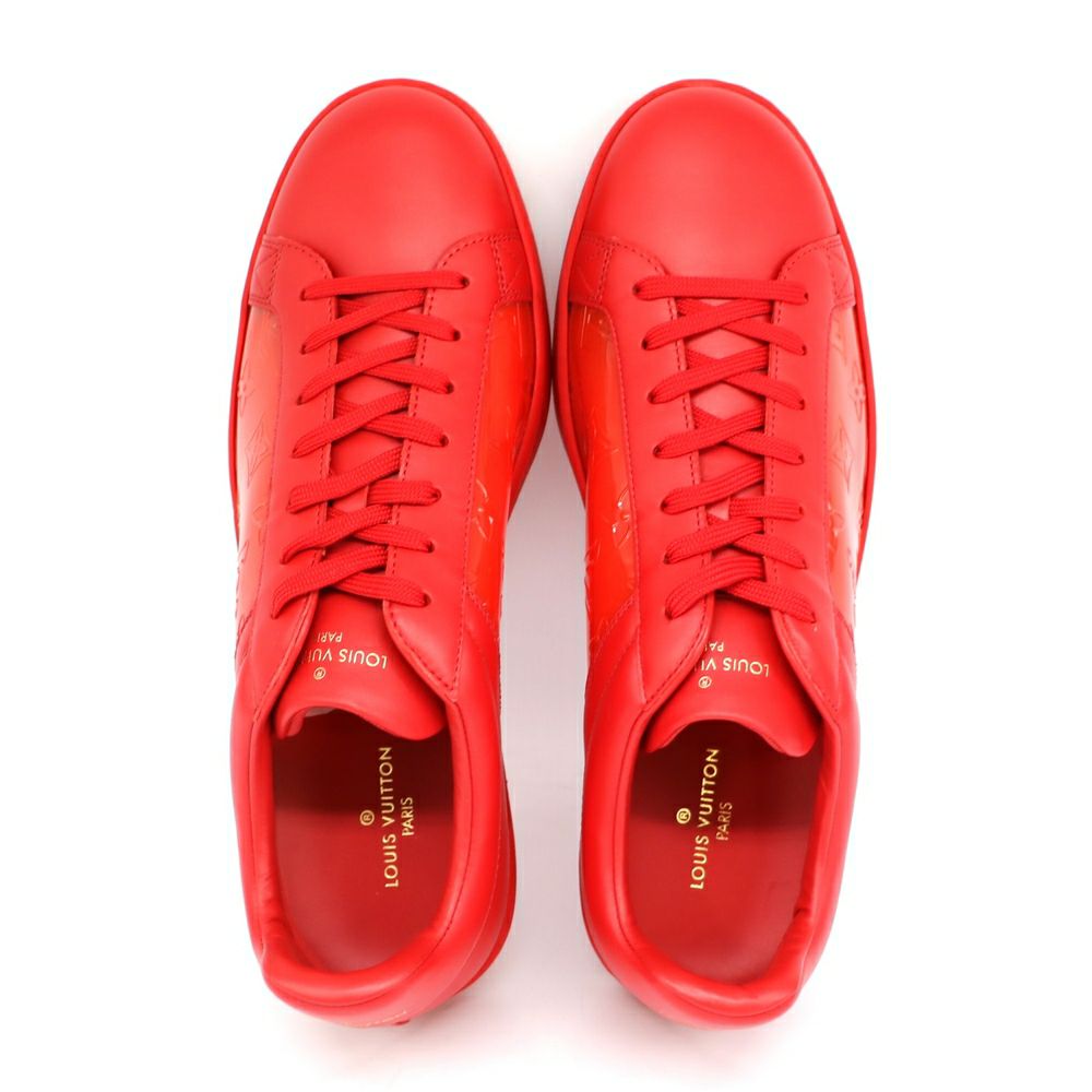 【リユース品】 ルイヴィトン LOUIS VUITTON 靴 スニーカー メンズシューズ ルクセンブルグライン ローカットスニーカー レッド 7　1/2 【お取り寄せ】