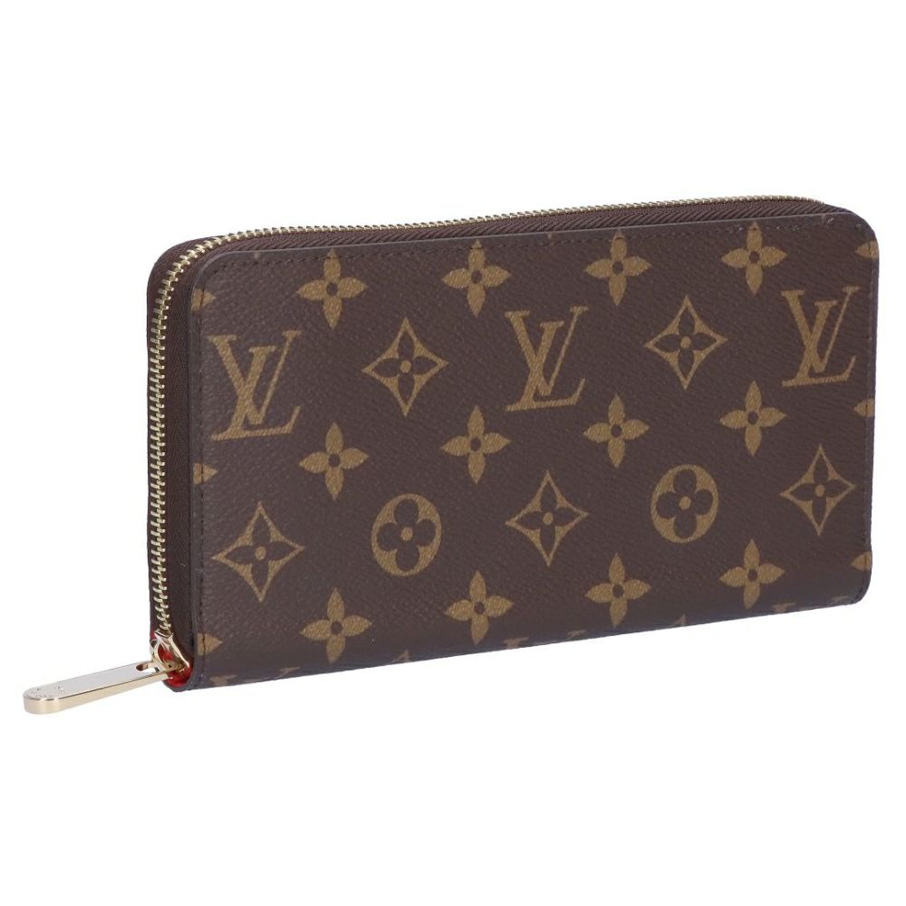 ルイヴィトン LOUIS VUITTON 長財布 ジッピー・ウォレット モノグラム M41896 コクリコ