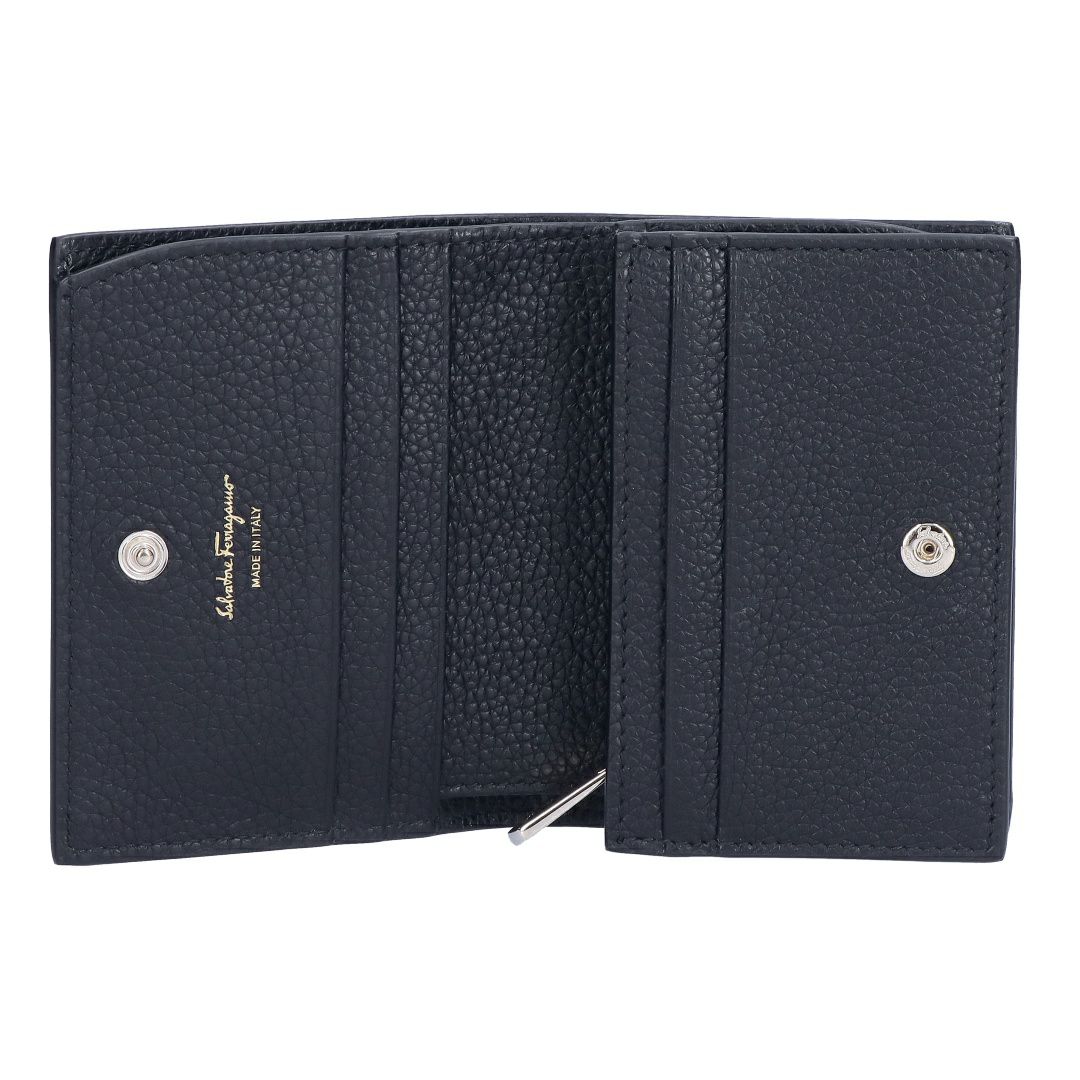 フェラガモ FERRAGAMO 折財布 二つ折り財布 22D514 736967 NERO ブラック