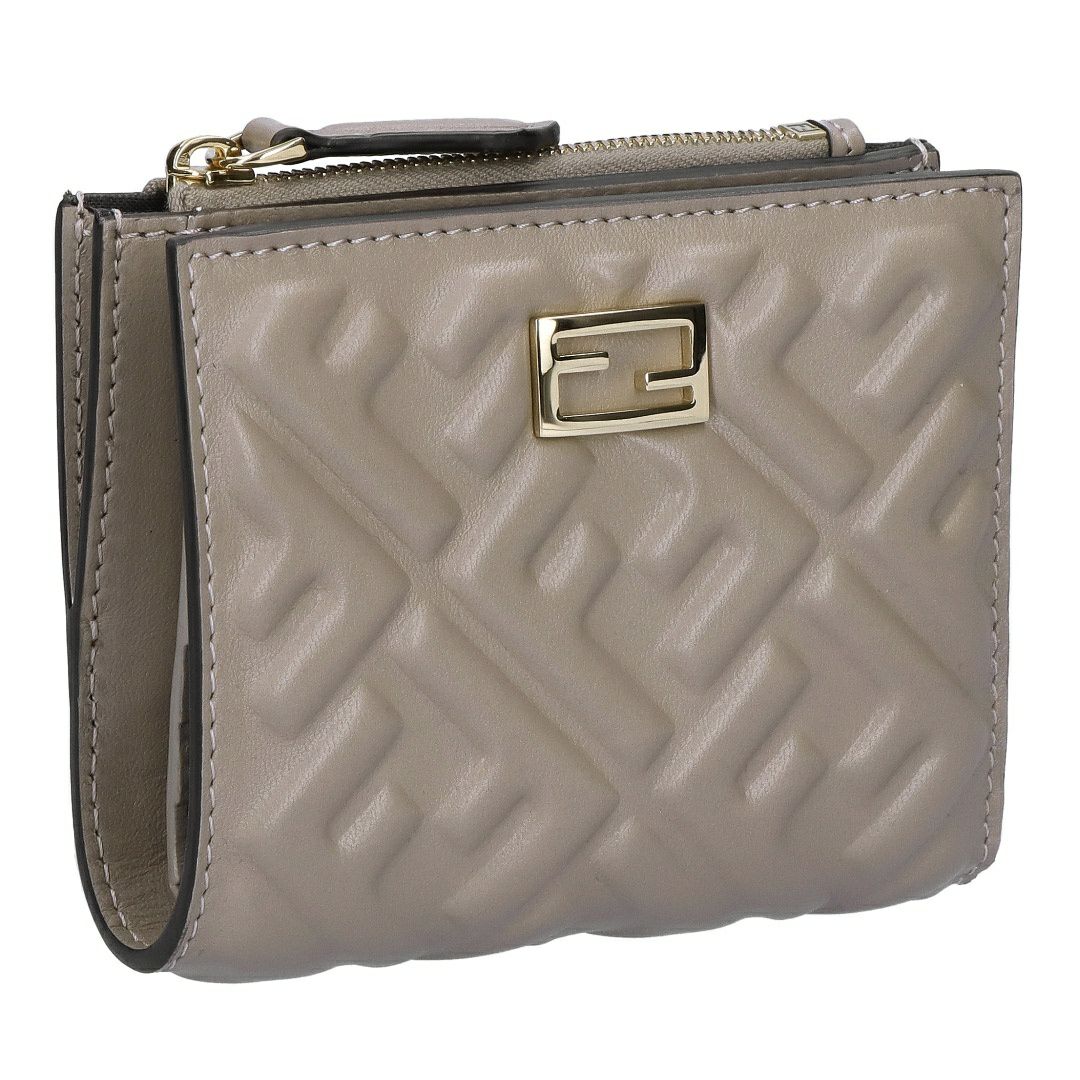 フェンディ FENDI 折財布 二つ折財布 スリムバゲット 8M0506 AAJD 