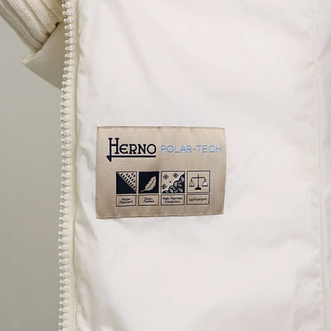 ヘルノ HERNO レディース ダウンコート ダウンジャケット ナイロンシャモニー Aシェイプ PI0660D 12004Z