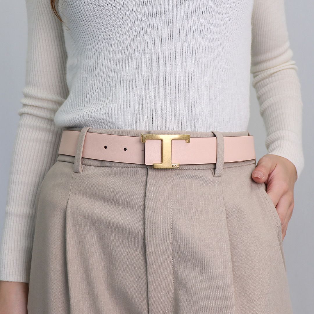 トッズ TOD’S レディース ベルト リバーシブル Tタイムレス XCWTSB10100 RBR 0H79