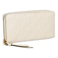 ルイヴィトン LOUIS VUITTON 長財布 ジッピー・ウォレット モノグラム・アンプラント M82212 クレーム