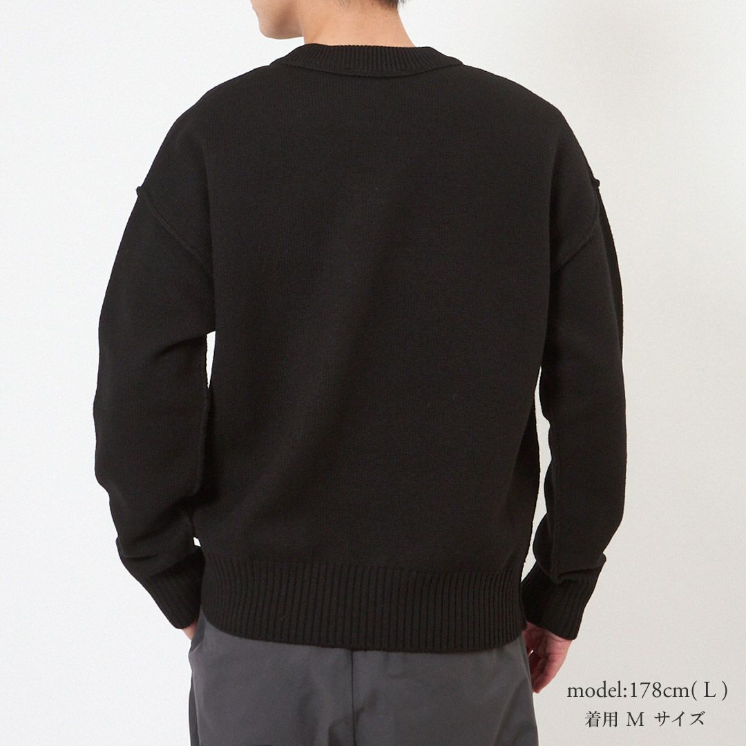 アミパリス AMI PARIS メンズ レディース クルーネックニット セーター AMI DE COEUR BFUKS006.018