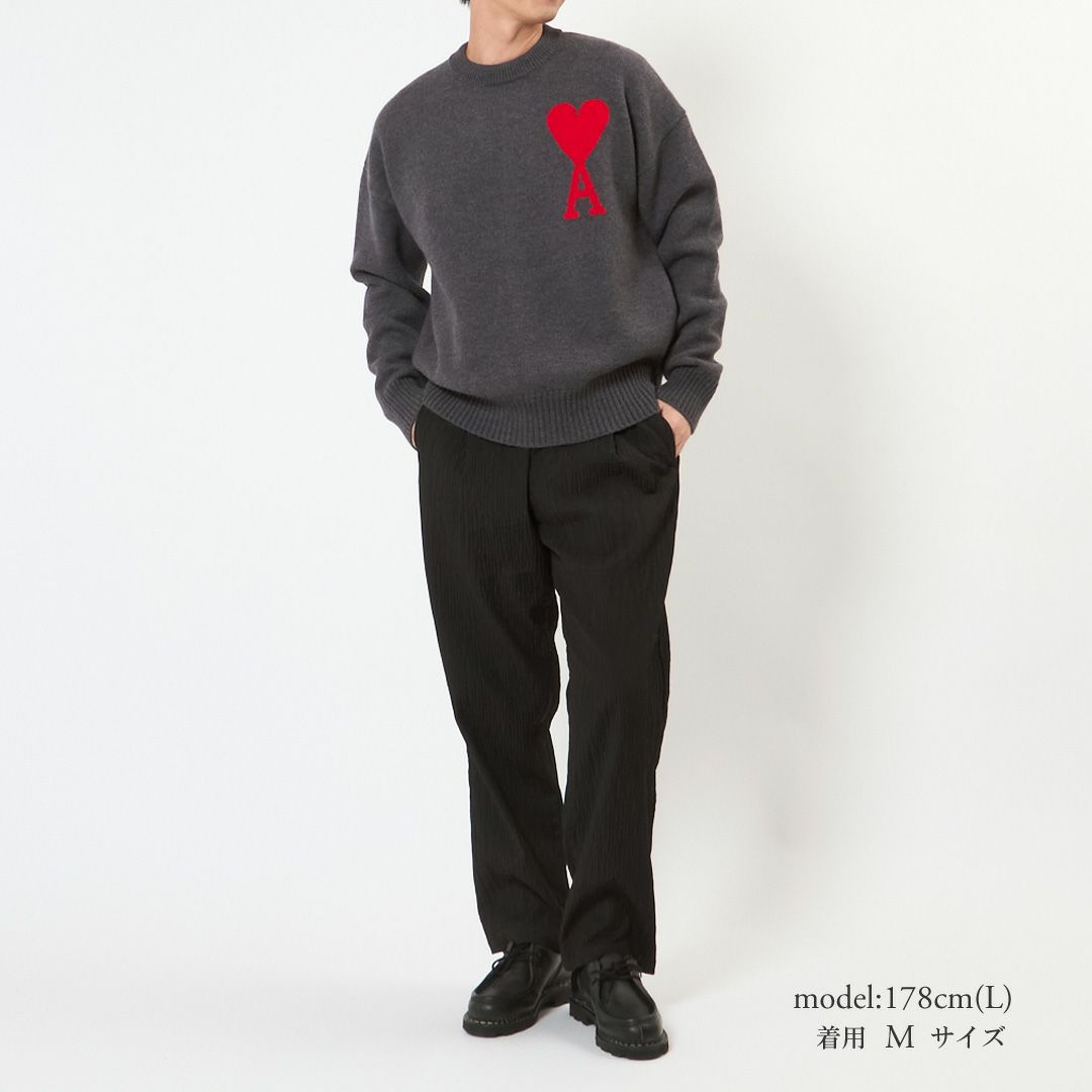 アミパリス AMI PARIS メンズ レディース クルーネックニット セーター UKS002.018