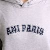 アミパリス AMI PARIS メンズ レディース スウェット パーカー フーディー USW247.730 HEATHER ASH GREY/0951