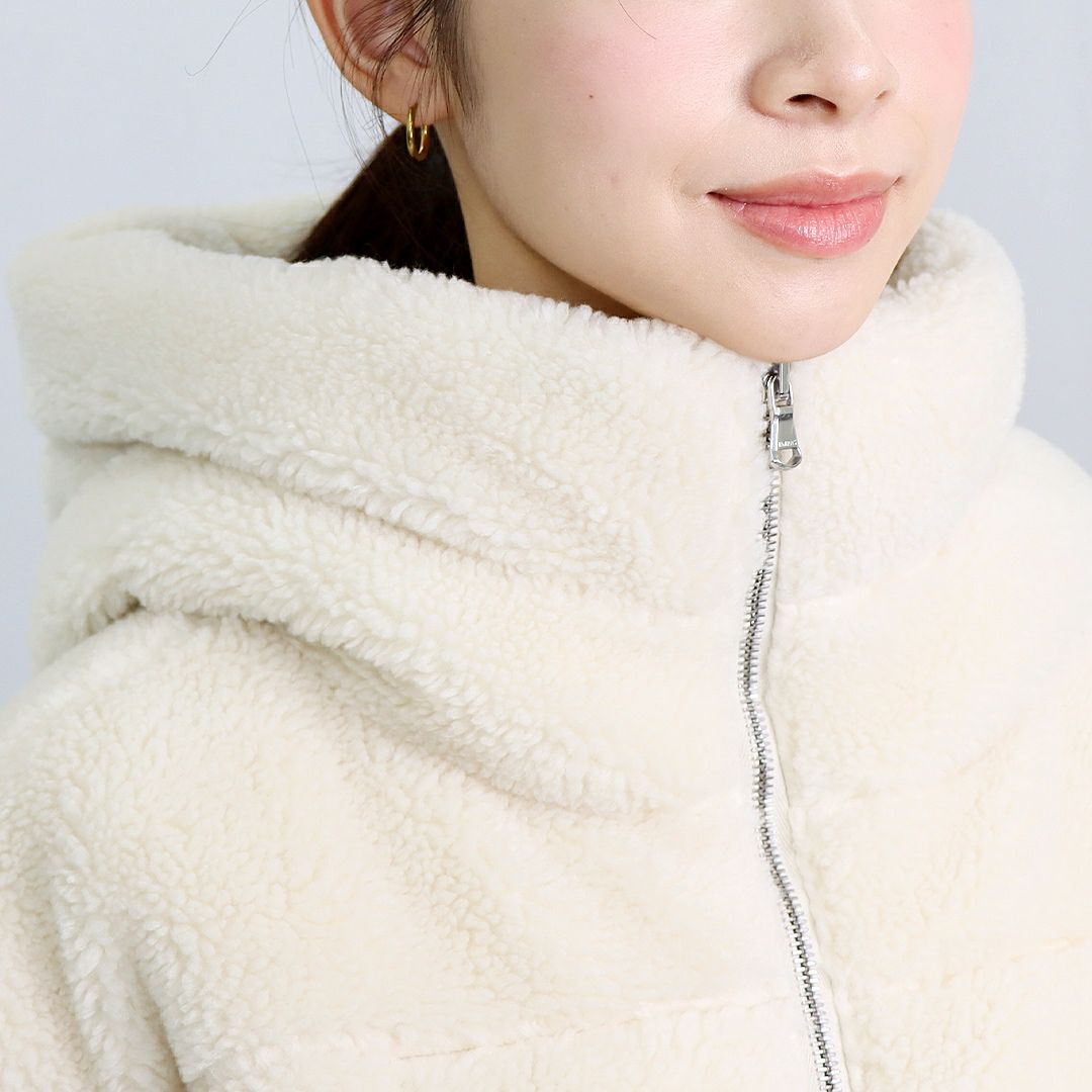 タトラス TATRAS レディース ダウンジャケット 2024 新作 ボアジャケット DAESIA ダエシア LTAT24A4989-D IVORY