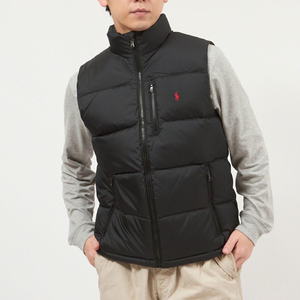 ポロ ラルフローレン POLO RALPH LAUREN ボーイズライン(メンズ) ダウンベスト Recycled Polyester El Cap Insulated Down Vest 940335 002 POLO BLACK