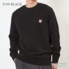 メゾンキツネ MAISON KITSUNE メンズ トレーナー スウェット FOX HEAD PATCH REGULAR SWEATSHIRT LM00301KM0001