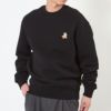 メゾンキツネ MAISON KITSUNE メンズ トレーナー スウェット スピーディー フォックス パッチ MM00313KM0307 P199 BLACK