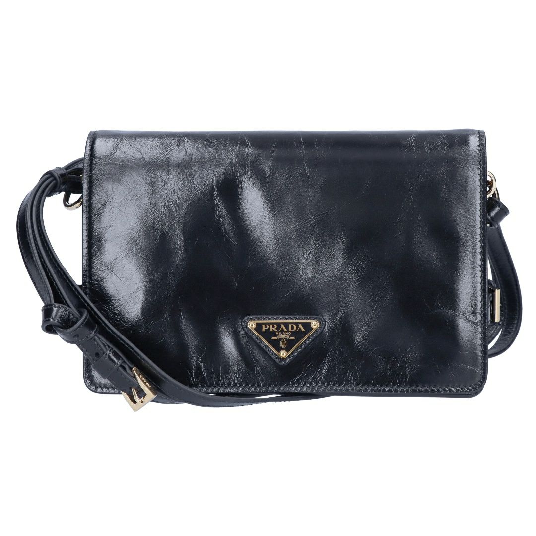 プラダ PRADA ショルダーバッグ SOFT LUX 1BD082 2CYR F0002 NERO PATTINA ブラック