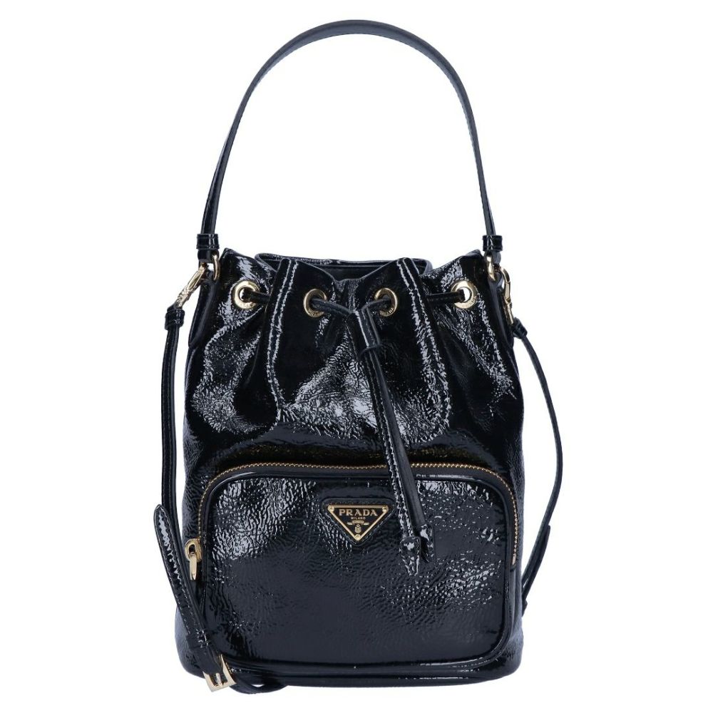 プラダ PRADA 2WAYバッグ バケットバッグ SECCHIELLO 1BH038 2DNT F0002 NERO NAPLAK ブラック