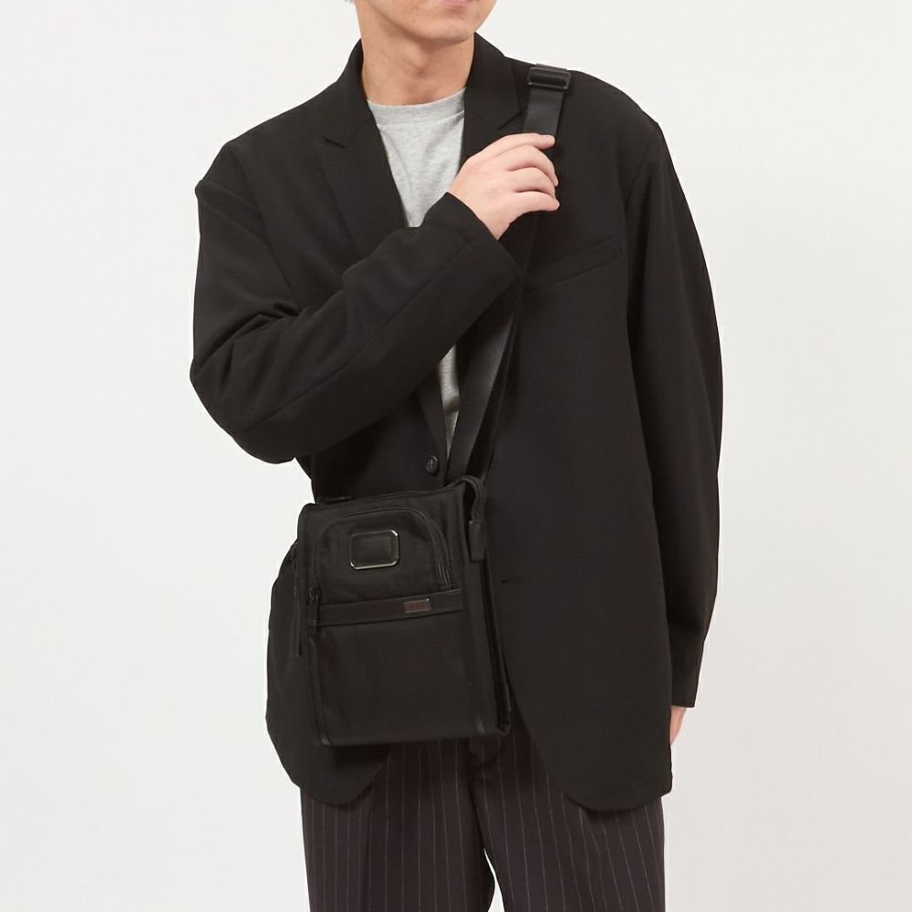 トゥミ TUMI ショルダーバッグ 【ALPHA：アルファ3】 2203110(117345 1041) POCKET BAG SMALL ブラック（BLACK）