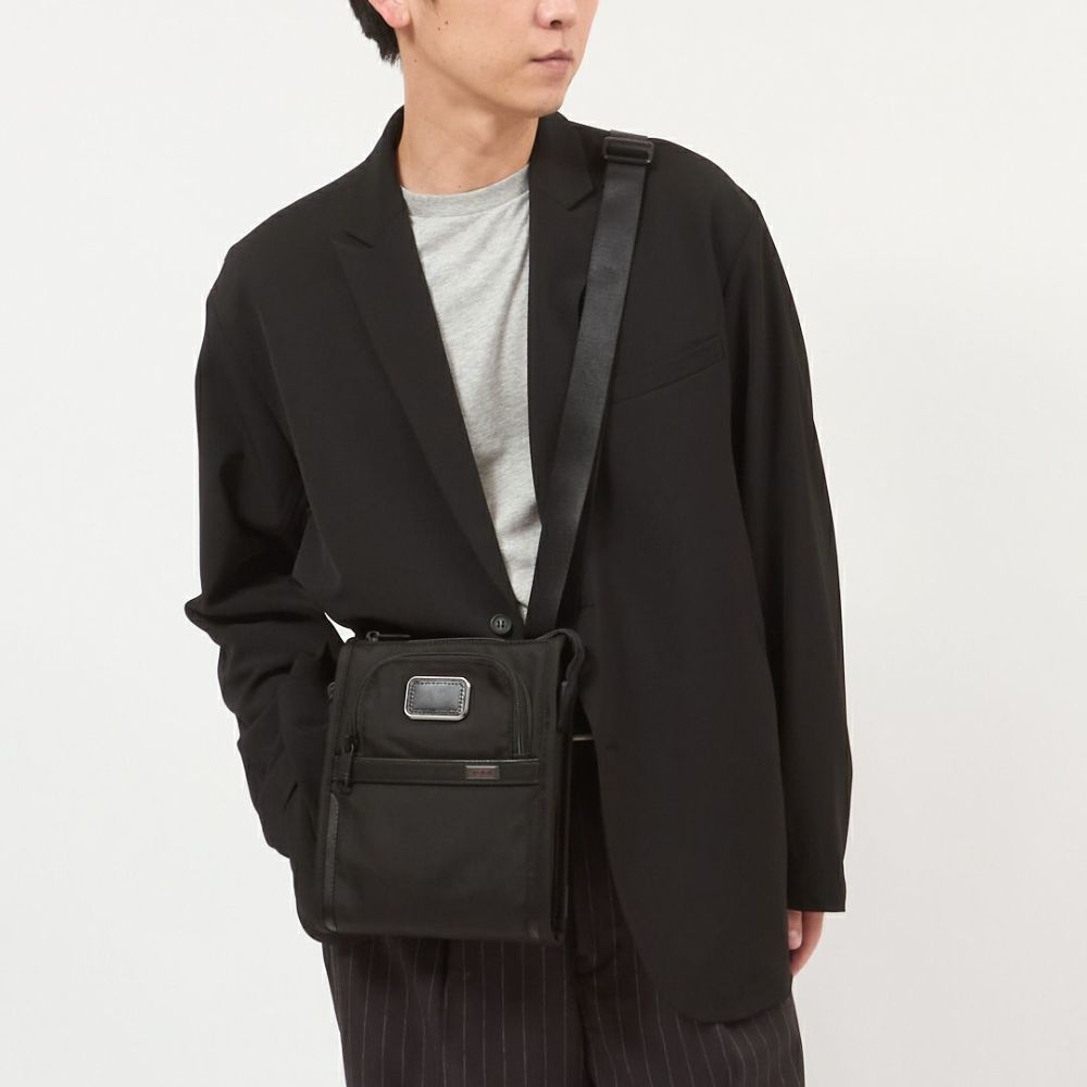 トゥミ TUMI ショルダーバッグ 【ALPHA：アルファ3】 2203110(117345 1041) POCKET BAG SMALL ブラック（BLACK）