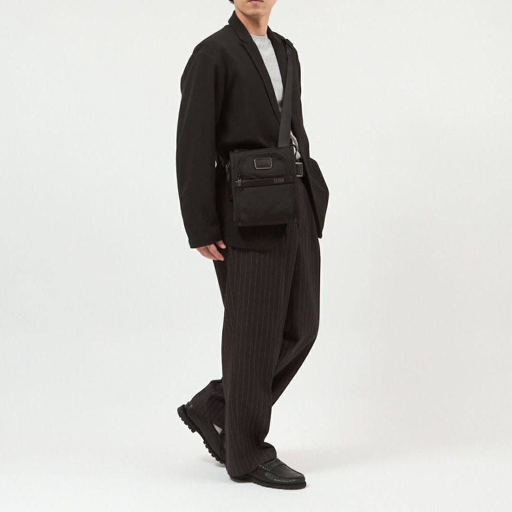 トゥミ TUMI ショルダーバッグ 【ALPHA：アルファ3】 2203110(117345 1041) POCKET BAG SMALL ブラック（BLACK）