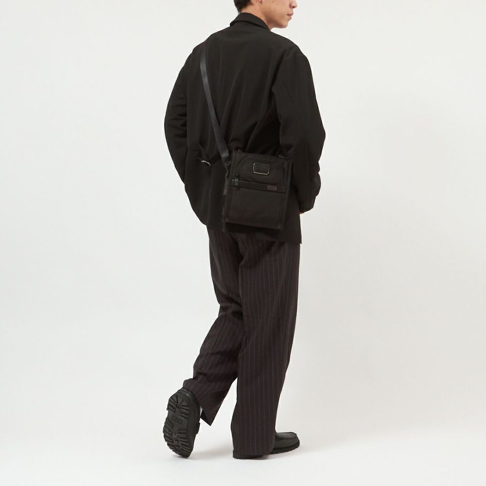 トゥミ TUMI ショルダーバッグ 【ALPHA：アルファ3】 2203110(117345 1041) POCKET BAG SMALL ブラック（BLACK）