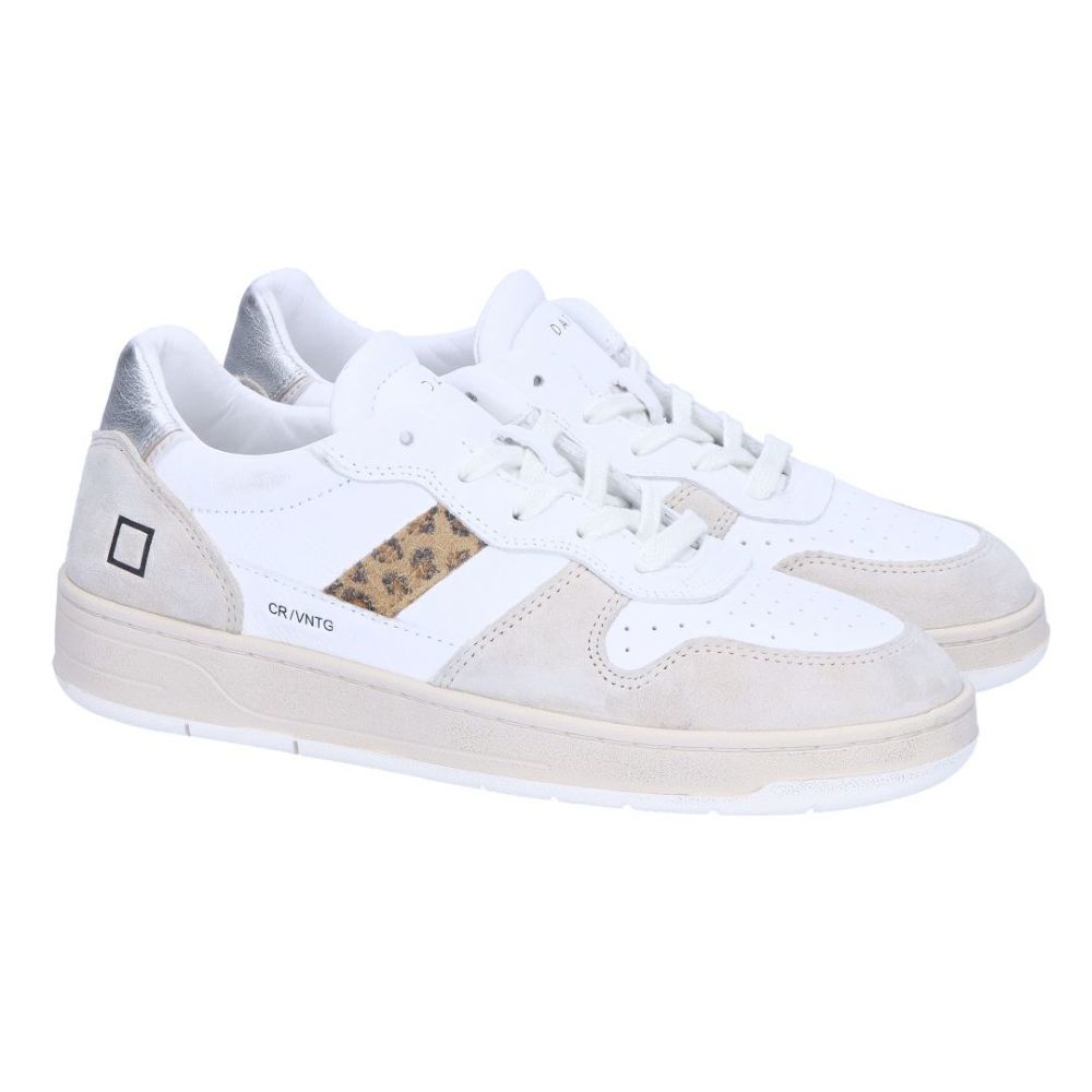 デイト D.A.T.E. レディース靴 シューズ スニーカー W411-C2-VC-WD VINTAGE CALF WHITE-LEOPARD