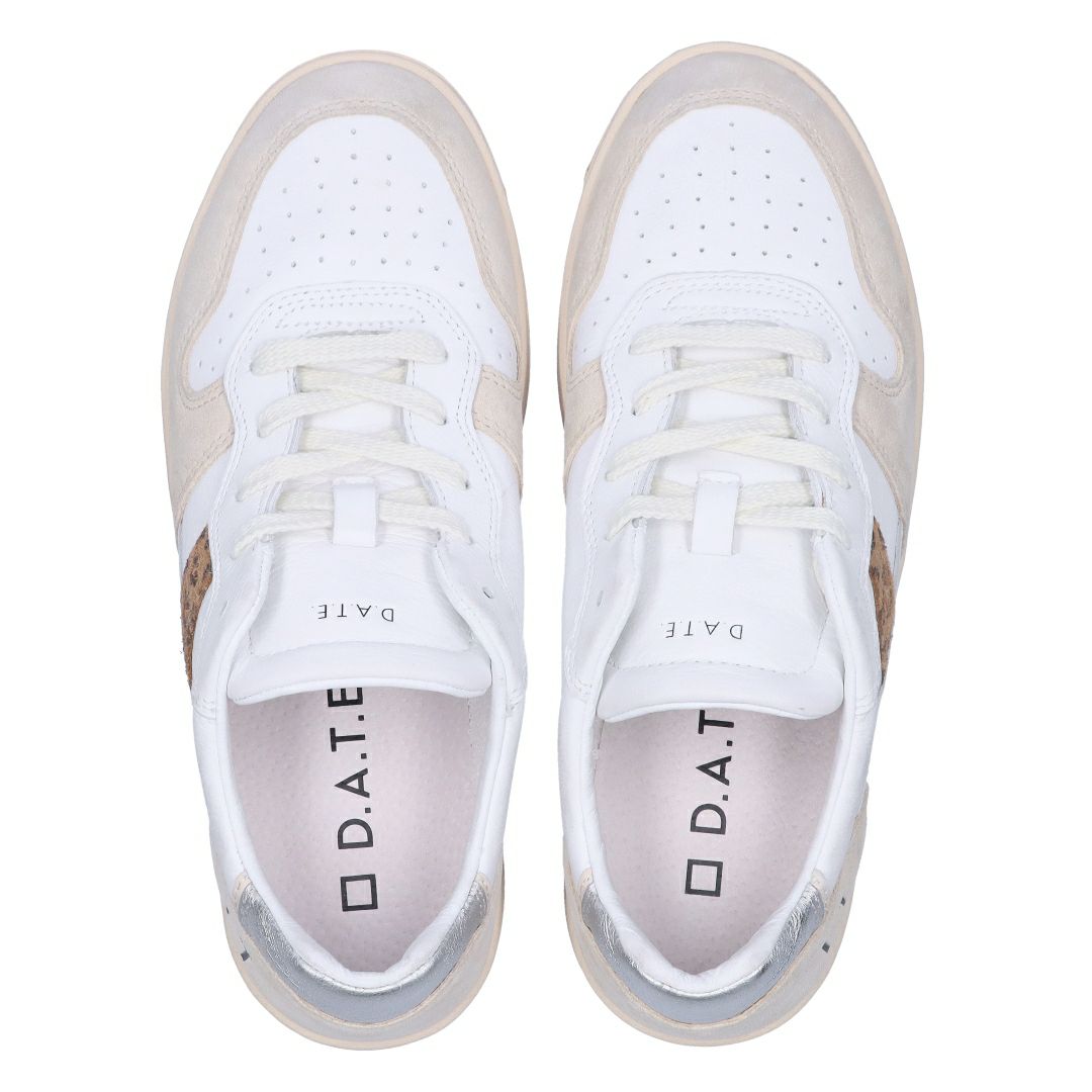 デイト D.A.T.E. レディース靴 シューズ スニーカー W411-C2-VC-WD VINTAGE CALF WHITE-LEOPARD