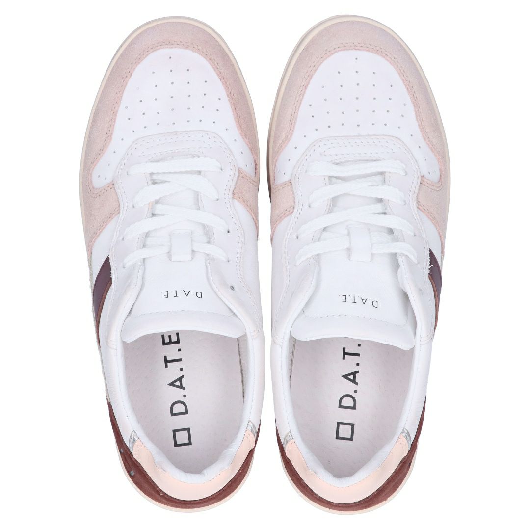 デイト D.A.T.E. レディース靴 シューズ スニーカー W411-C2-VC-WP VINTAGE CALF WHITE-PINK