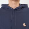 メゾンキツネ MAISON KITSUNE メンズ パーカー フーディー CHILLAX FOX PATCH REGULAR LM00706KM0001 ECLIPSE BLUE