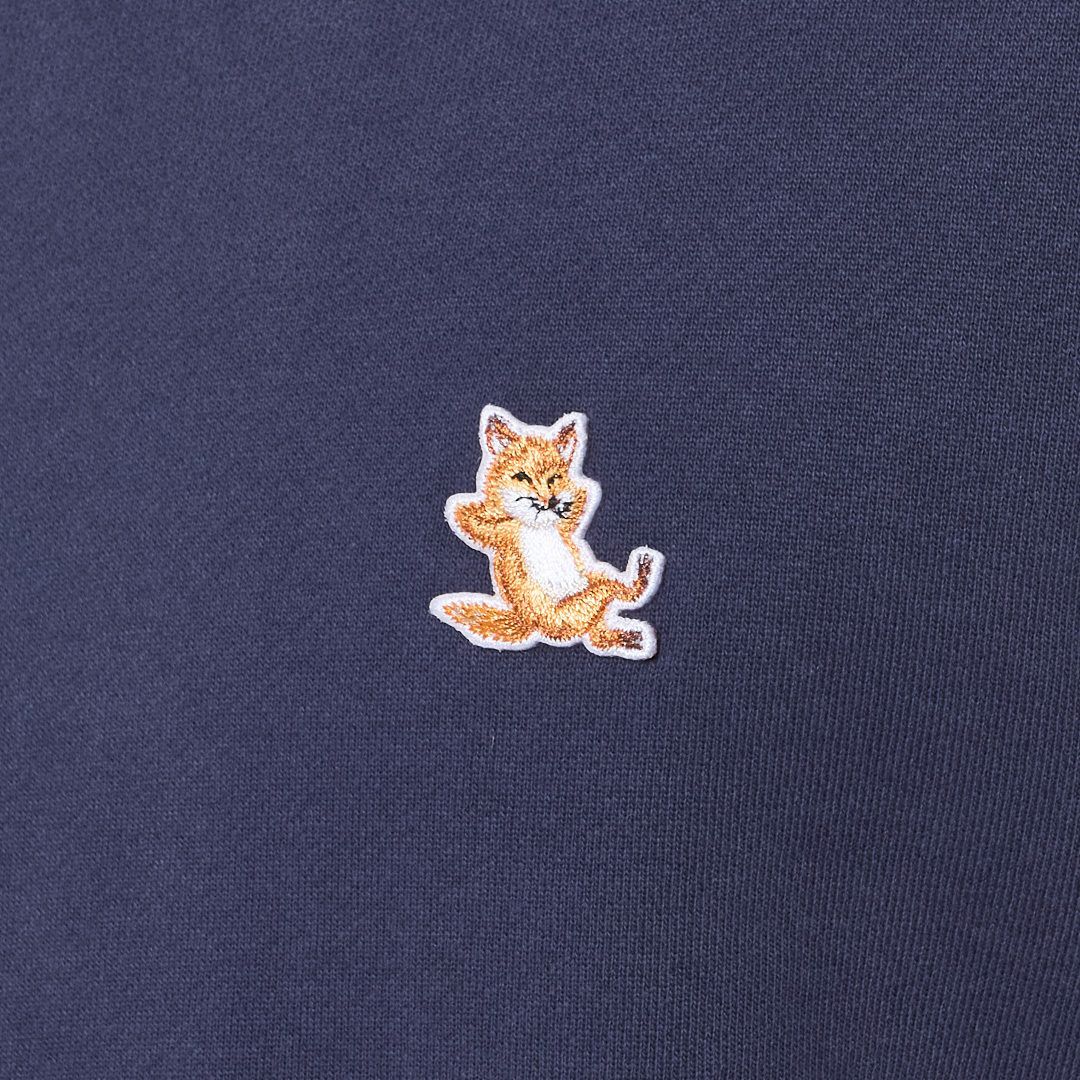 メゾンキツネ MAISON KITSUNE メンズ パーカー フーディー CHILLAX FOX PATCH REGULAR LM00706KM0001 ECLIPSE BLUE