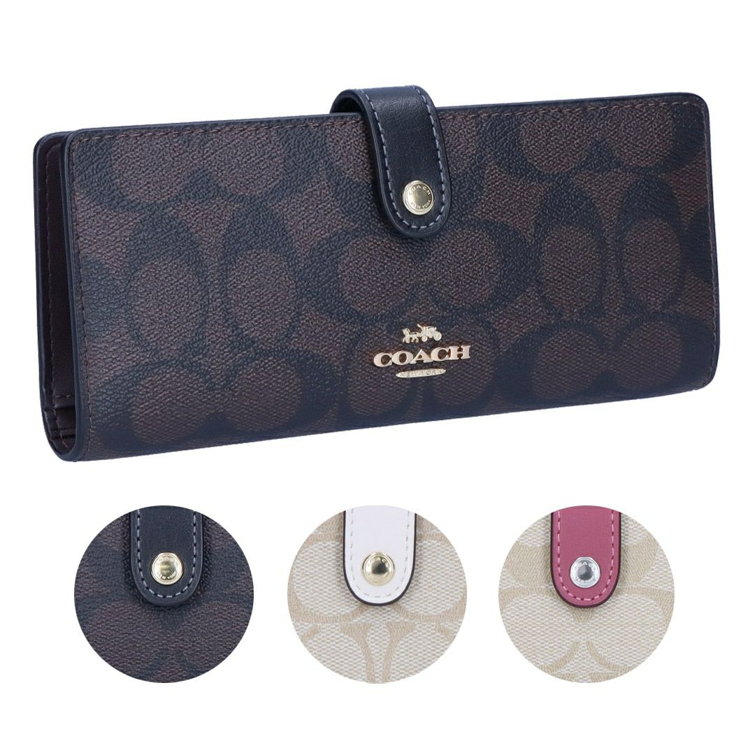 コーチ COACH 長財布 2つ折り財布 小銭入れなし CH414 | 海外ブランド 