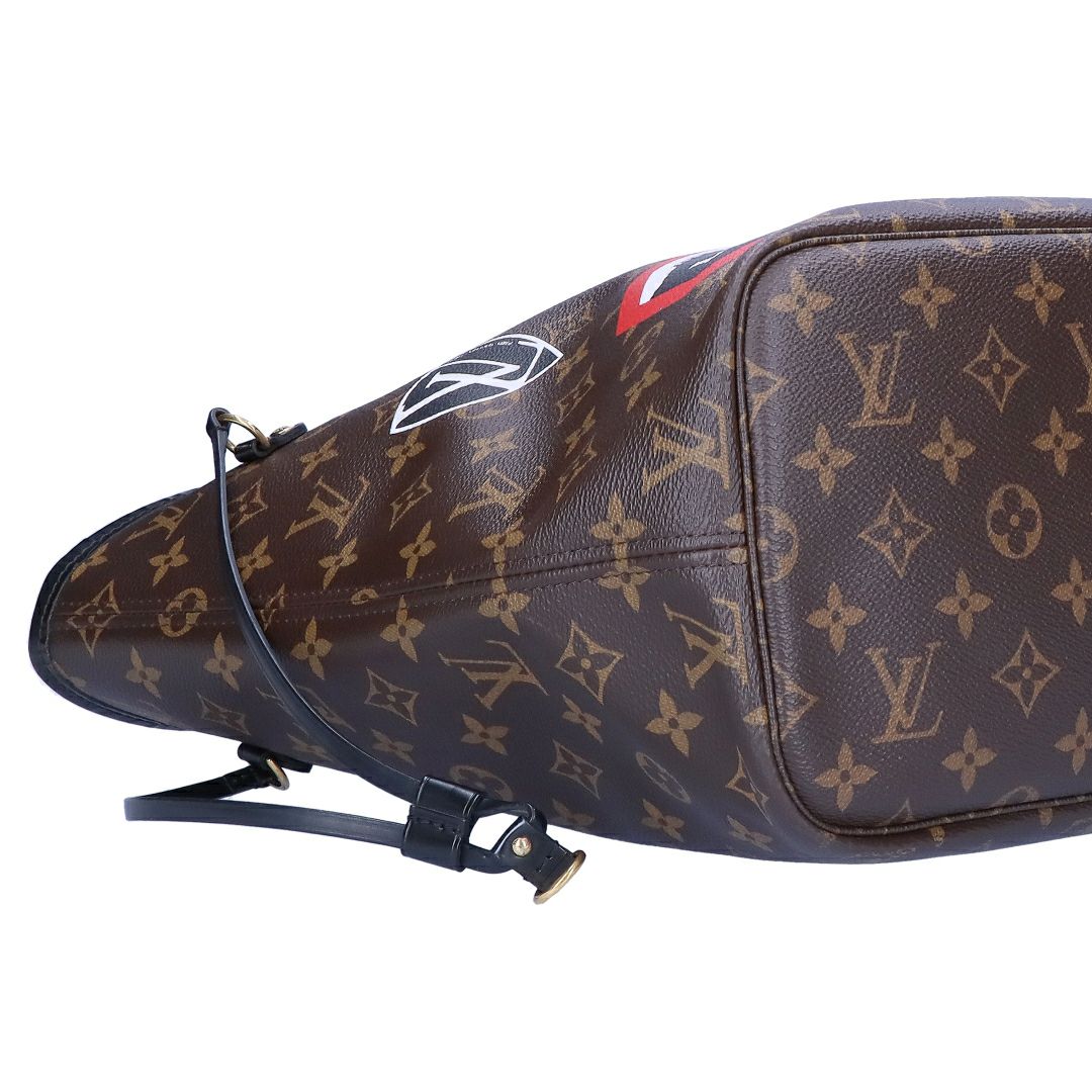 【リユース品】 ルイヴィトン LOUIS VUITTON バッグ トートバッグ ネヴァーフルMM ワールドツアー モノグラム マカサー M42844 ブラウン 【お取り寄せ】