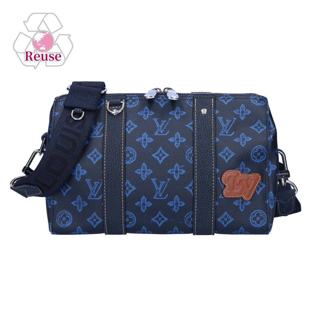 【リユース品】 ルイヴィトン LOUIS VUITTON バッグ ショルダーバッグ シティーキーポル M46339 ブルー 【お取り寄せ】