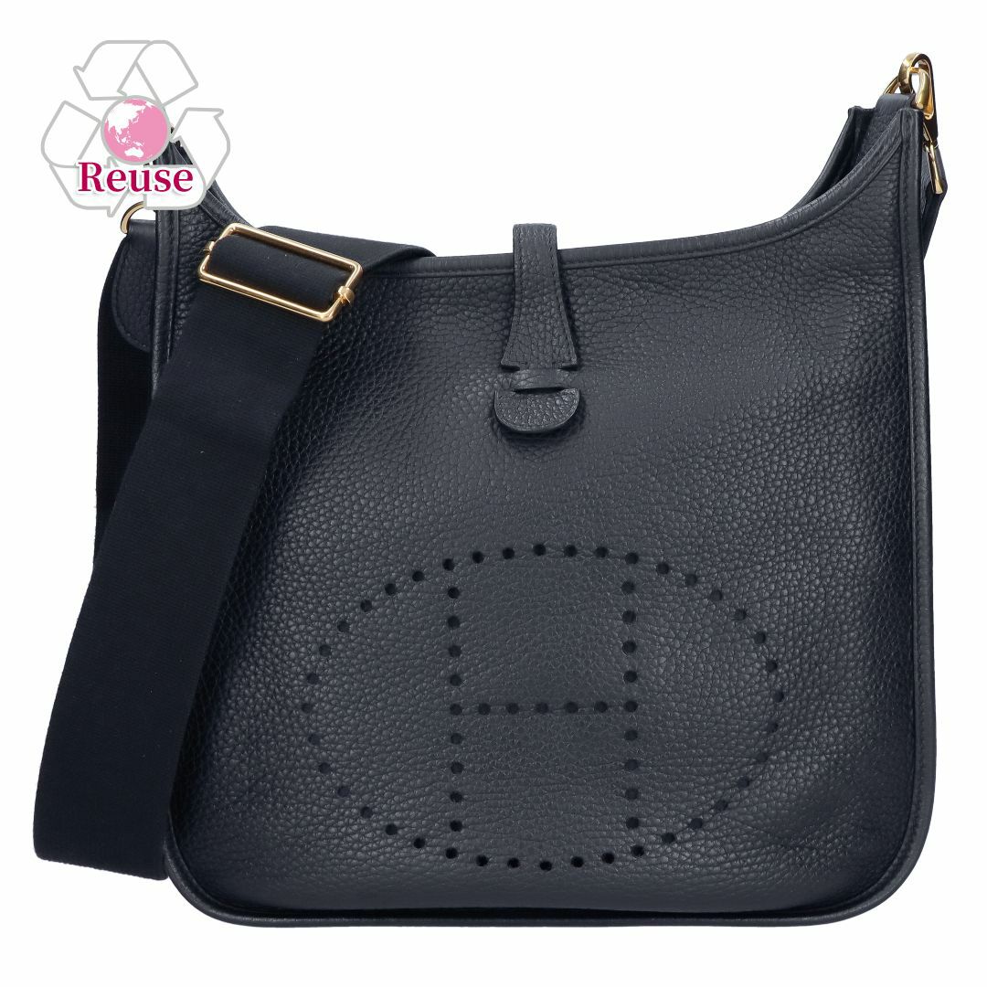 【リユース品】 エルメス HERMES バッグ ショルダーバッグ エヴリン3PM ブラック 【お取り寄せ】