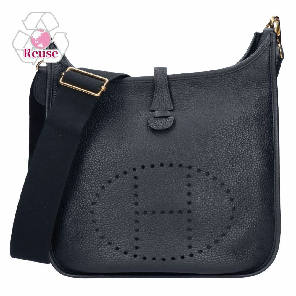 【リユース品】 エルメス HERMES バッグ ショルダーバッグ エヴリン3PM ブラック 【お取り寄せ】