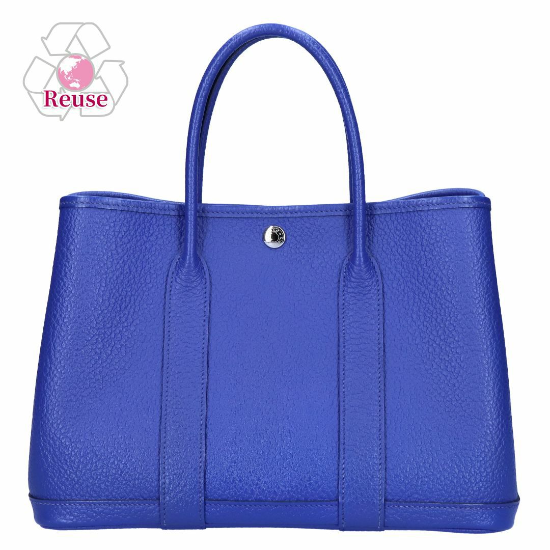 【リユース品】 エルメス HERMES バッグ ハンドバッグ ガーデンパーティTPM ブルー 【お取り寄せ】