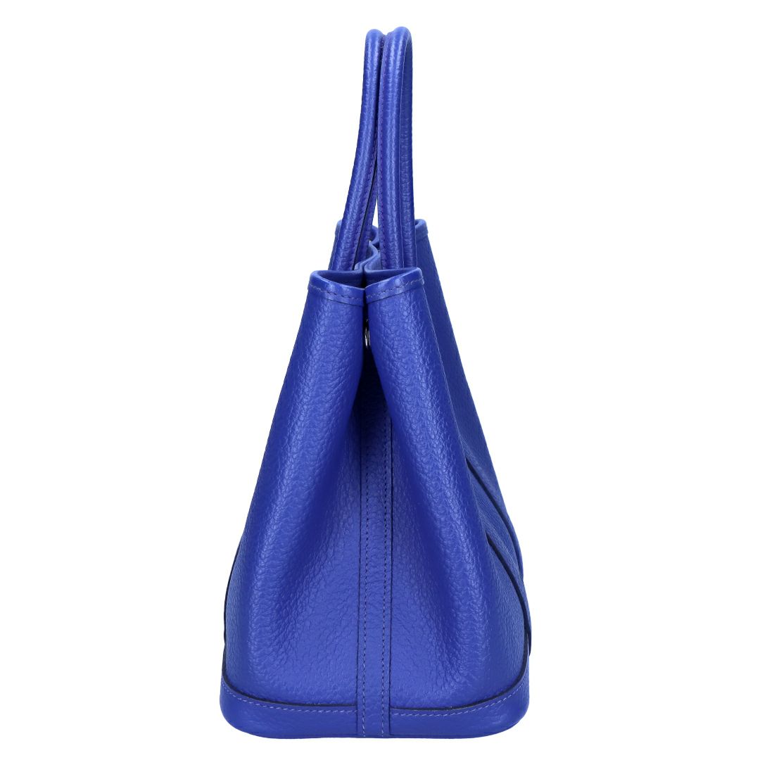 【リユース品】 エルメス HERMES バッグ ハンドバッグ ガーデンパーティTPM ブルー 【お取り寄せ】