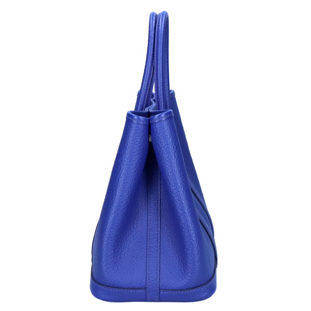 【リユース品】 エルメス HERMES バッグ ハンドバッグ ガーデンパーティTPM ブルー 【お取り寄せ】