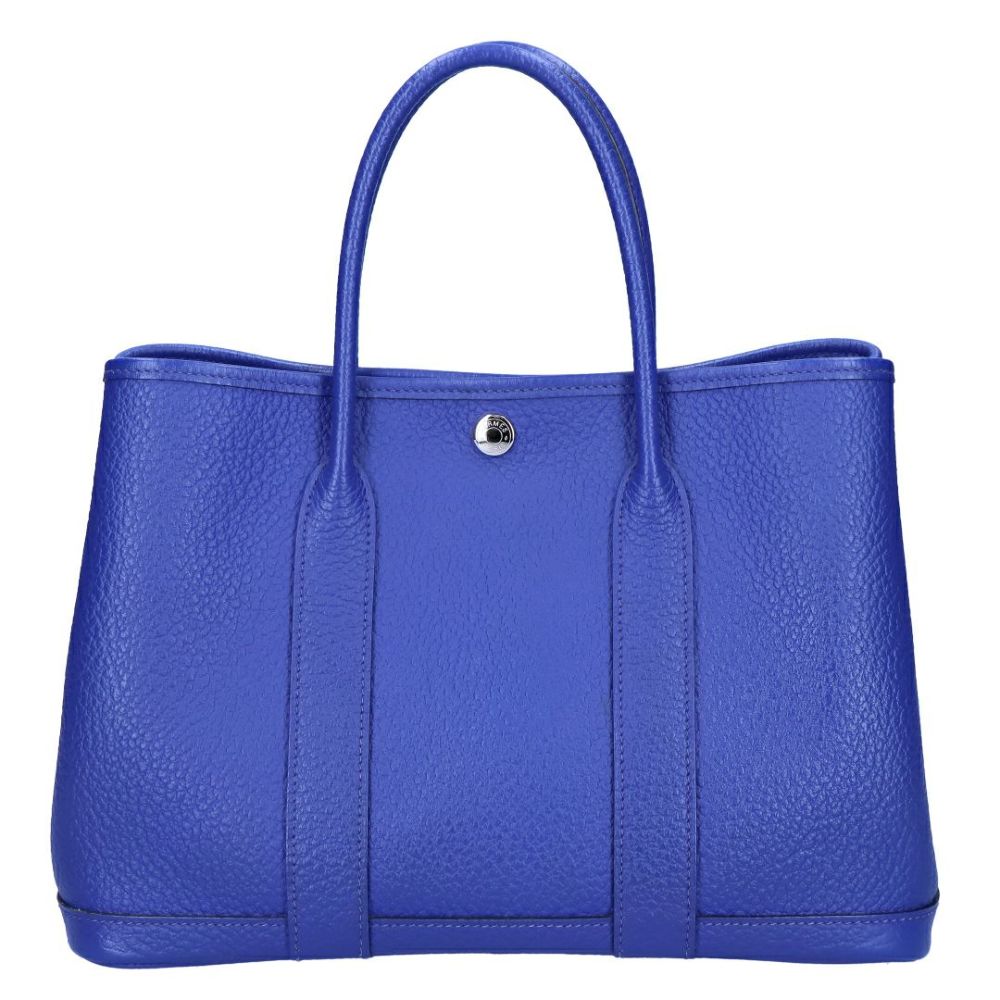 【リユース品】 エルメス HERMES バッグ ハンドバッグ ガーデンパーティTPM ブルー 【お取り寄せ】