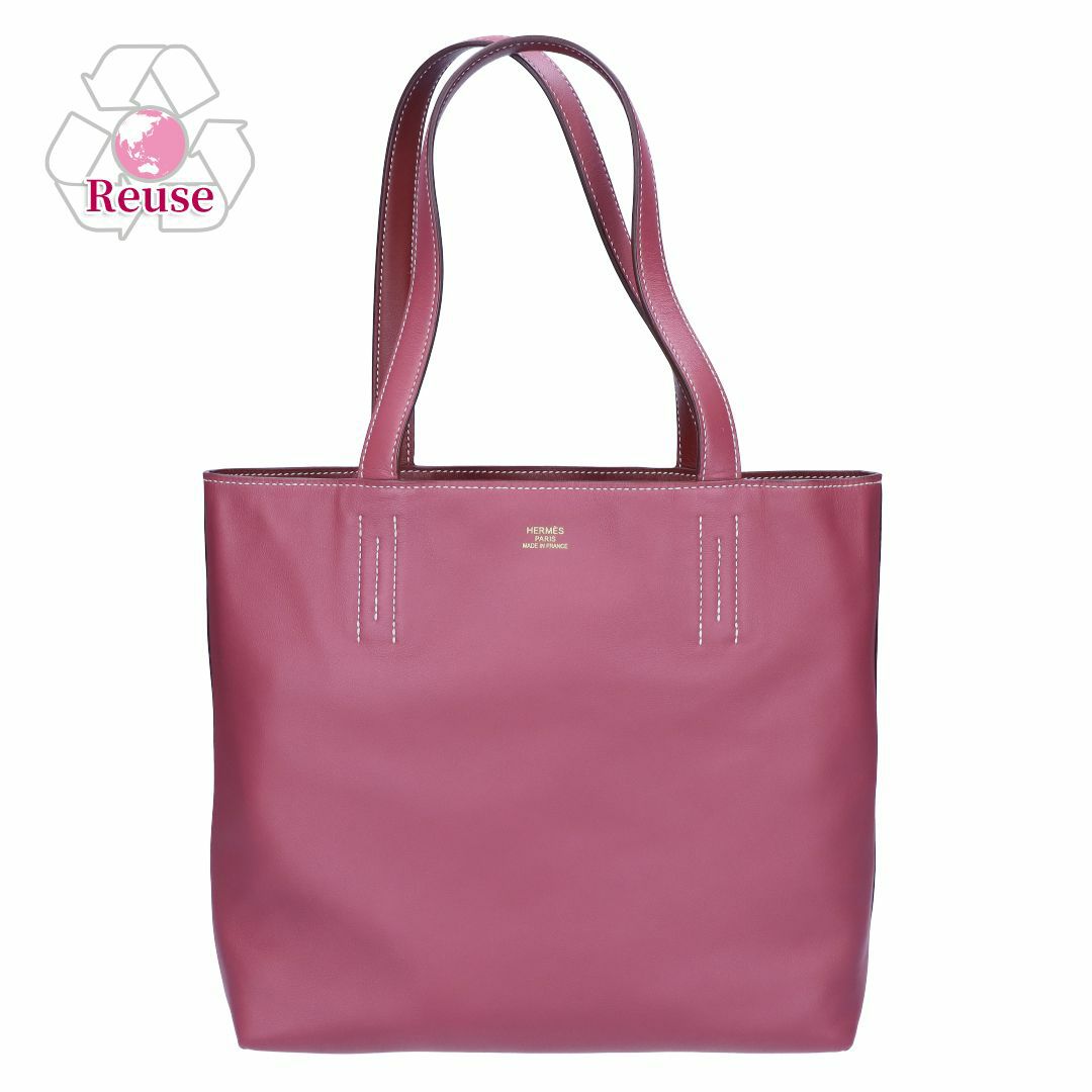 【リユース品】 エルメス HERMES バッグ トートバッグ ドゥブルセンス28 パープル 【お取り寄せ】