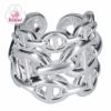 【リユース品】 エルメス HERMES アクセサリー リング シェーヌダンクル アンシェネGM リング シルバー 【お取り寄せ】