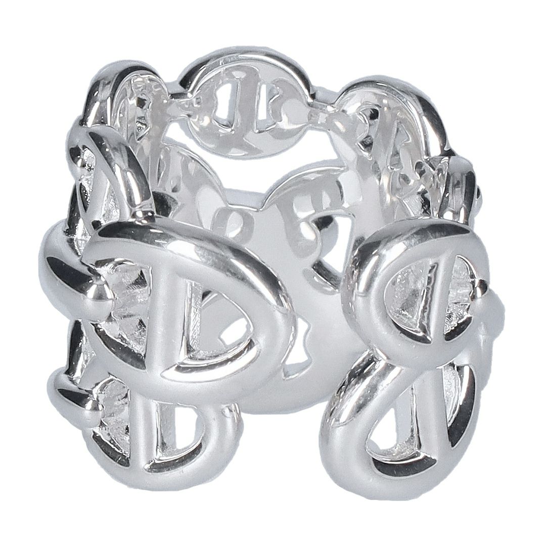 【リユース品】 エルメス HERMES アクセサリー リング シェーヌダンクル アンシェネGM リング シルバー 【お取り寄せ】
