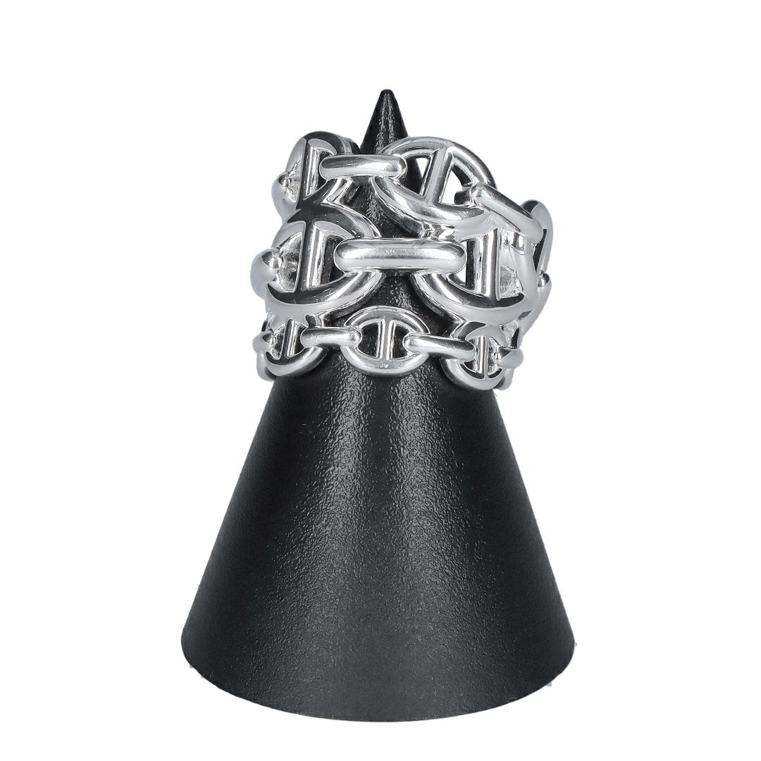 【リユース品】 エルメス HERMES アクセサリー リング シェーヌダンクル アンシェネGM リング シルバー 【お取り寄せ】