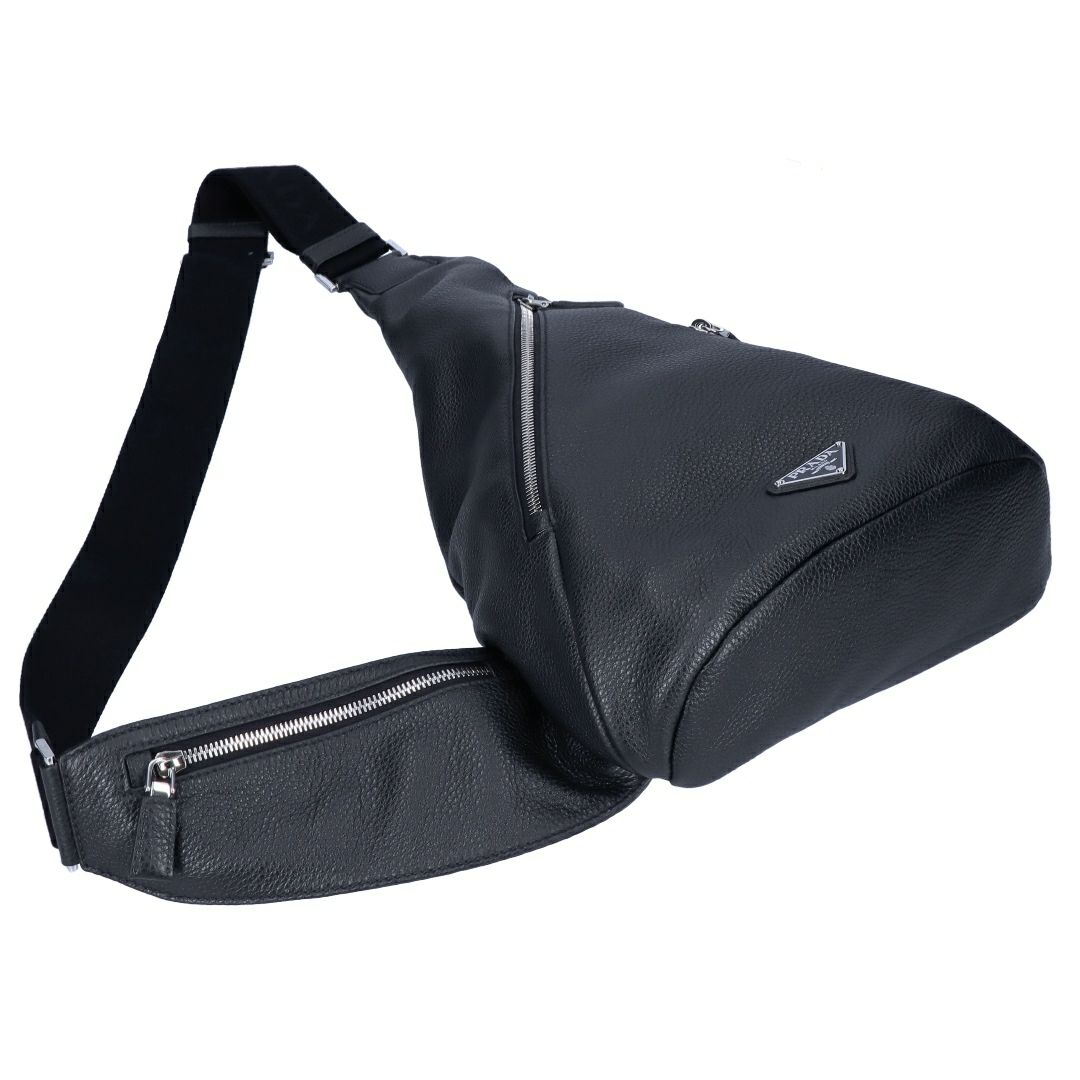 プラダ PRADA ボディバッグ ショルダーバッグ VIT.DAINO ヴィッテロダイノ ZAINO 2VZ092 2BBE F0002 NERO