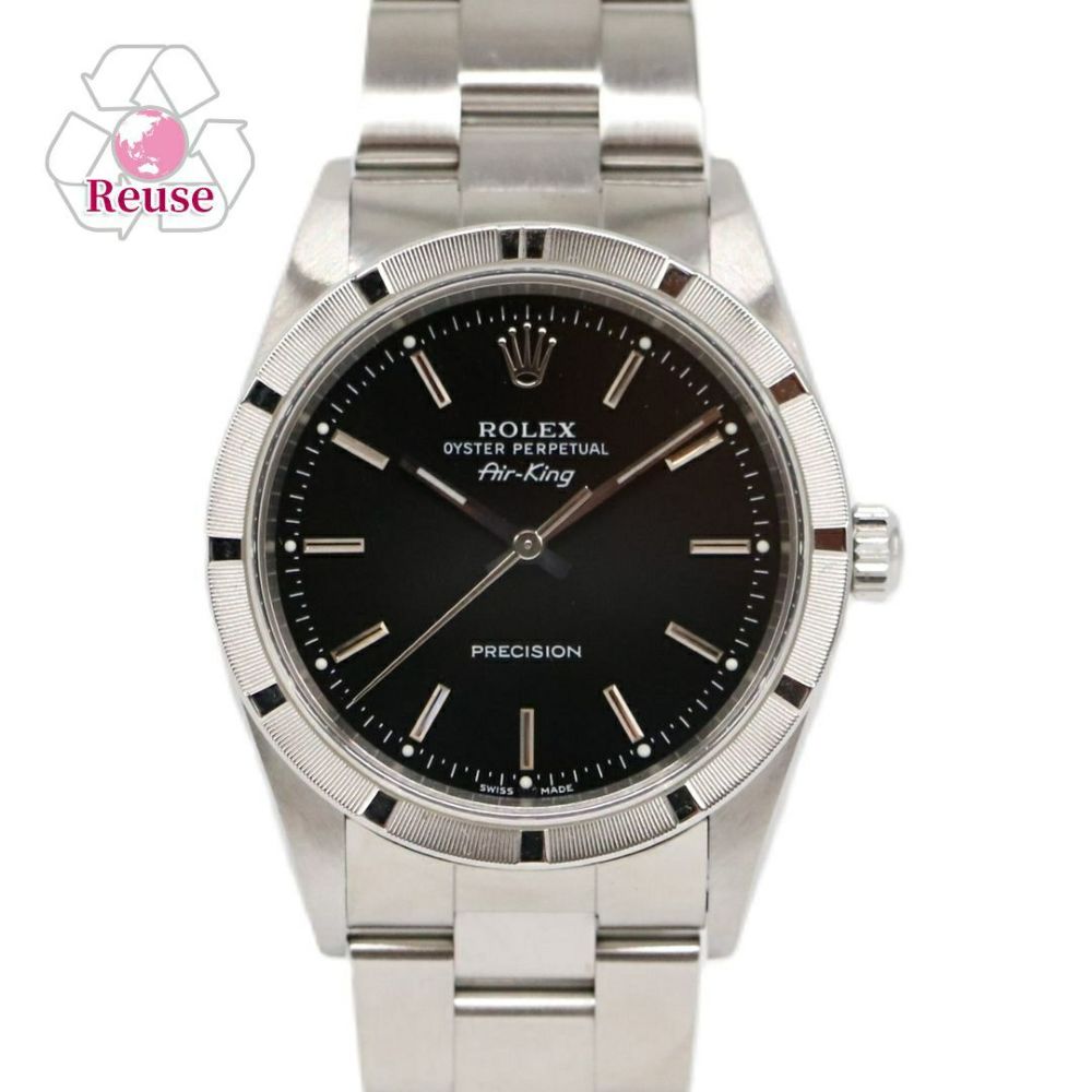 【リユース品】 ロレックス ROLEX 腕時計 メンズウォッチ エアキング 14010M シルバー 【お取り寄せ】