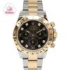 【リユース品】 ロレックス ROLEX 腕時計 メンズウォッチ コスモグラフ デイトナ 8Pダイヤ 116523G シルバー 【お取り寄せ】