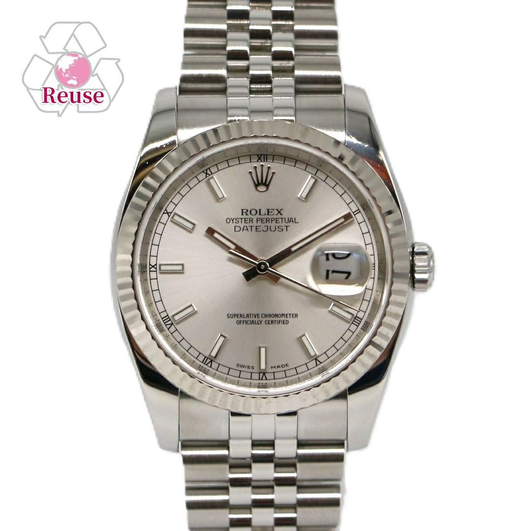 【リユース品】 ロレックス ROLEX 腕時計 メンズウォッチ デイトジャスト 116234 シルバー 【お取り寄せ】