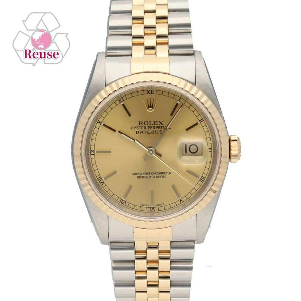 【リユース品】 ロレックス ROLEX 腕時計 メンズウォッチ デイトジャスト 16233 シルバー 【お取り寄せ】