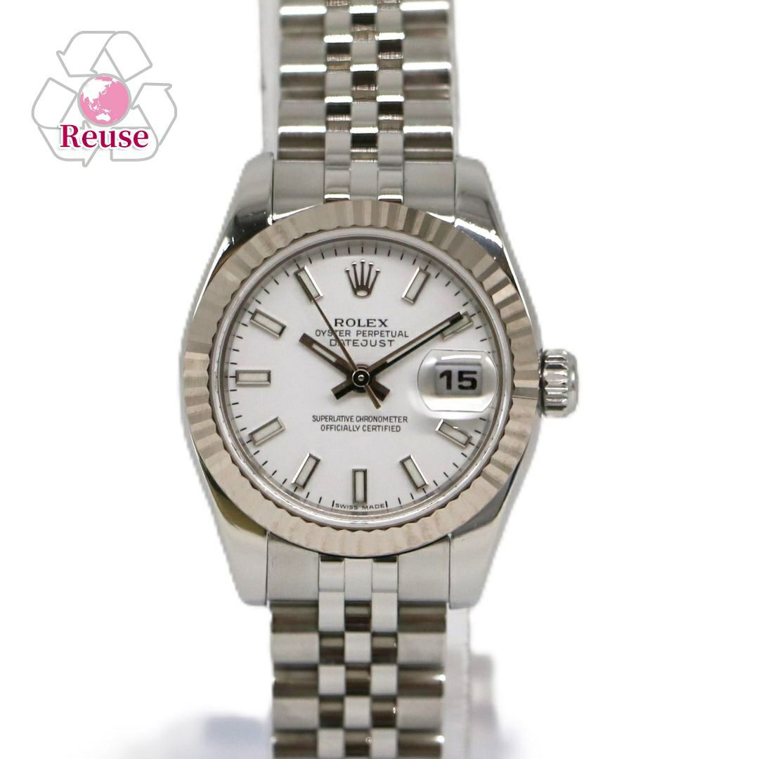 【リユース品】 ロレックス ROLEX 腕時計 レディースウォッチ デイトジャスト 179174 シルバー 【お取り寄せ】