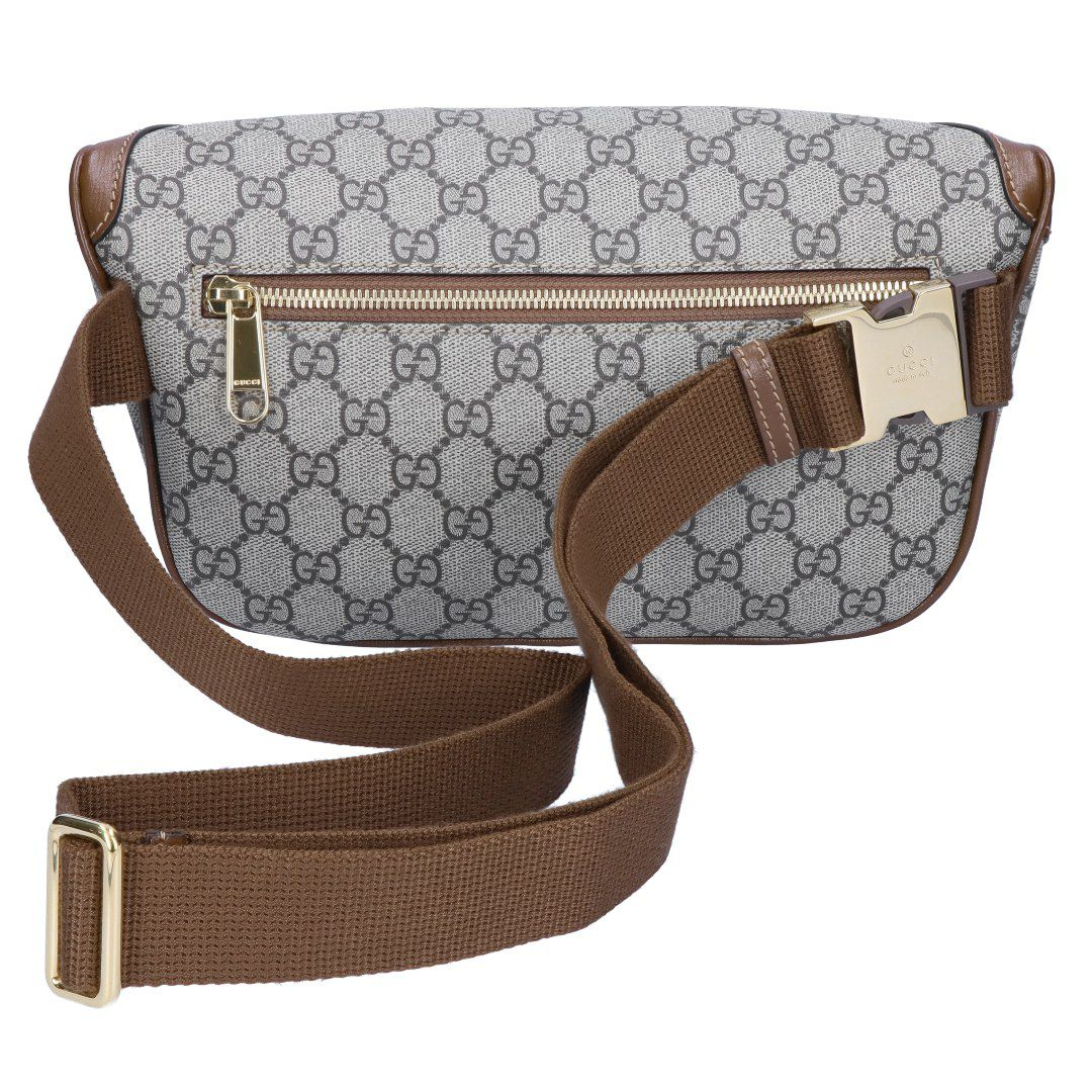 グッチ GUCCI ウエストバッグ ボディバッグ 733240 92THG 8563 ベージュ＆エボニー ラージ ベルトバッグ