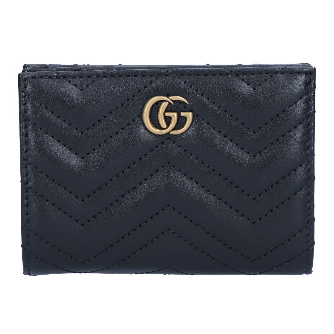 グッチ GUCCI 折財布 GGマーモント 773427 DTDHT 1000 ブラック