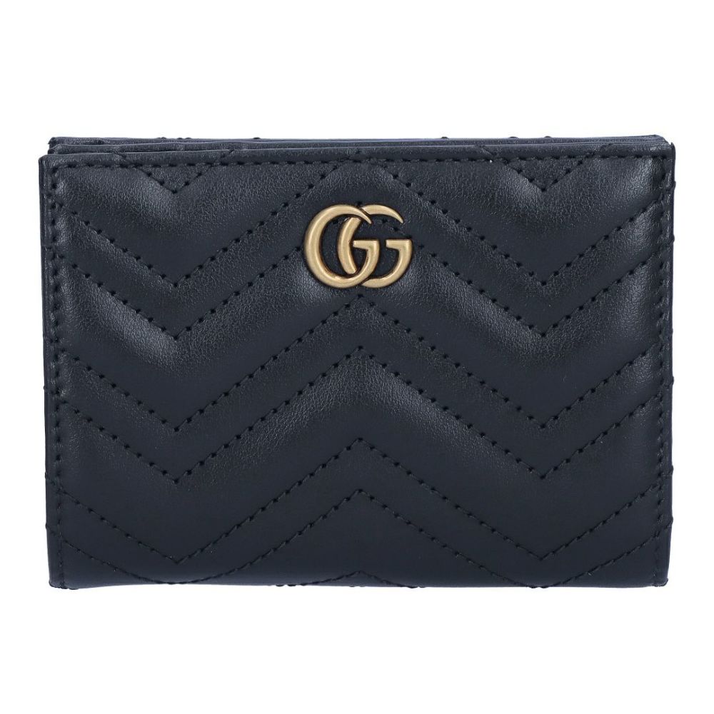 グッチ GUCCI 折財布 GGマーモント 773427 DTDHT 1000 ブラック