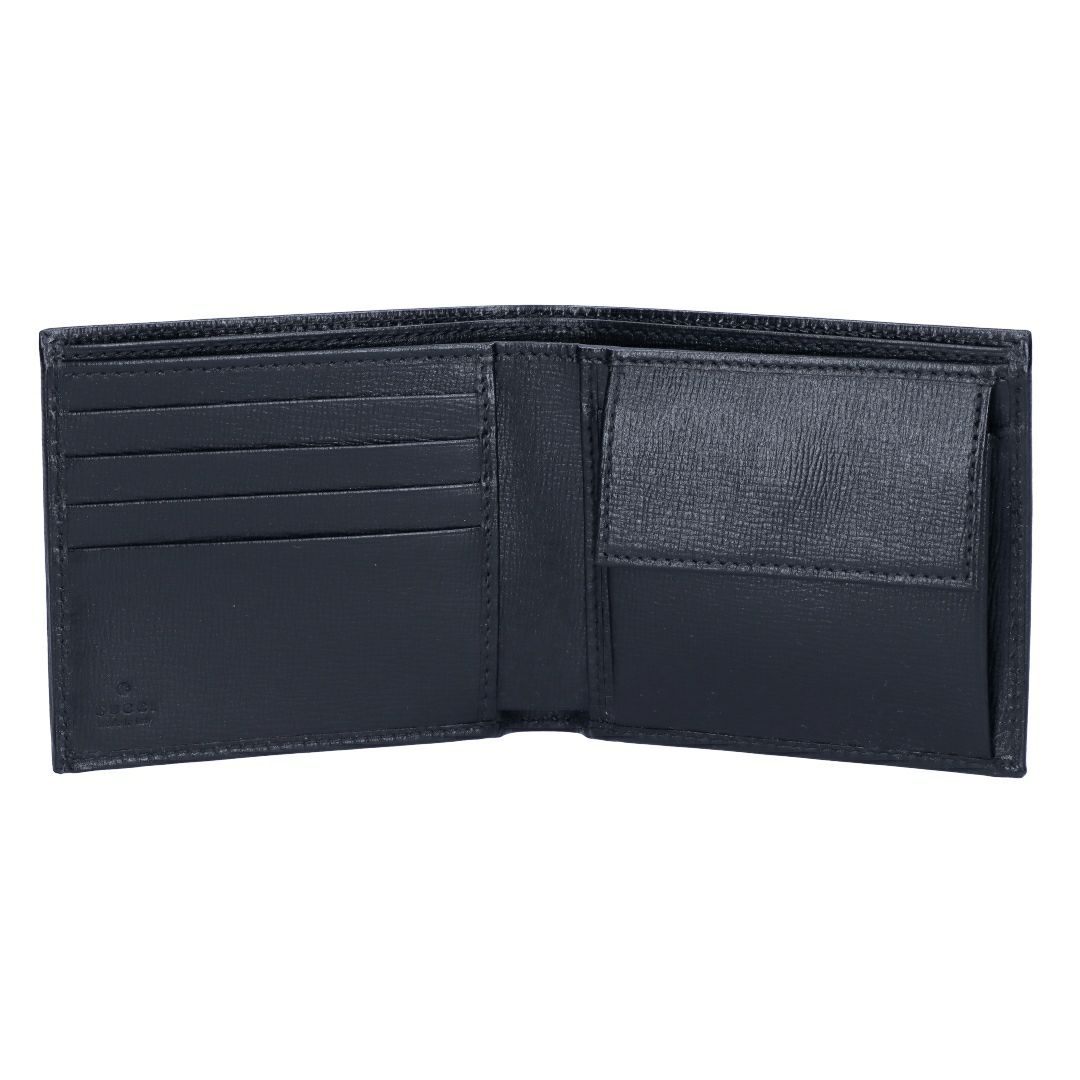 グッチ GUCCI 折財布 小銭入れ付き インターロッキングG 673000 92TCN 1000 ブラック