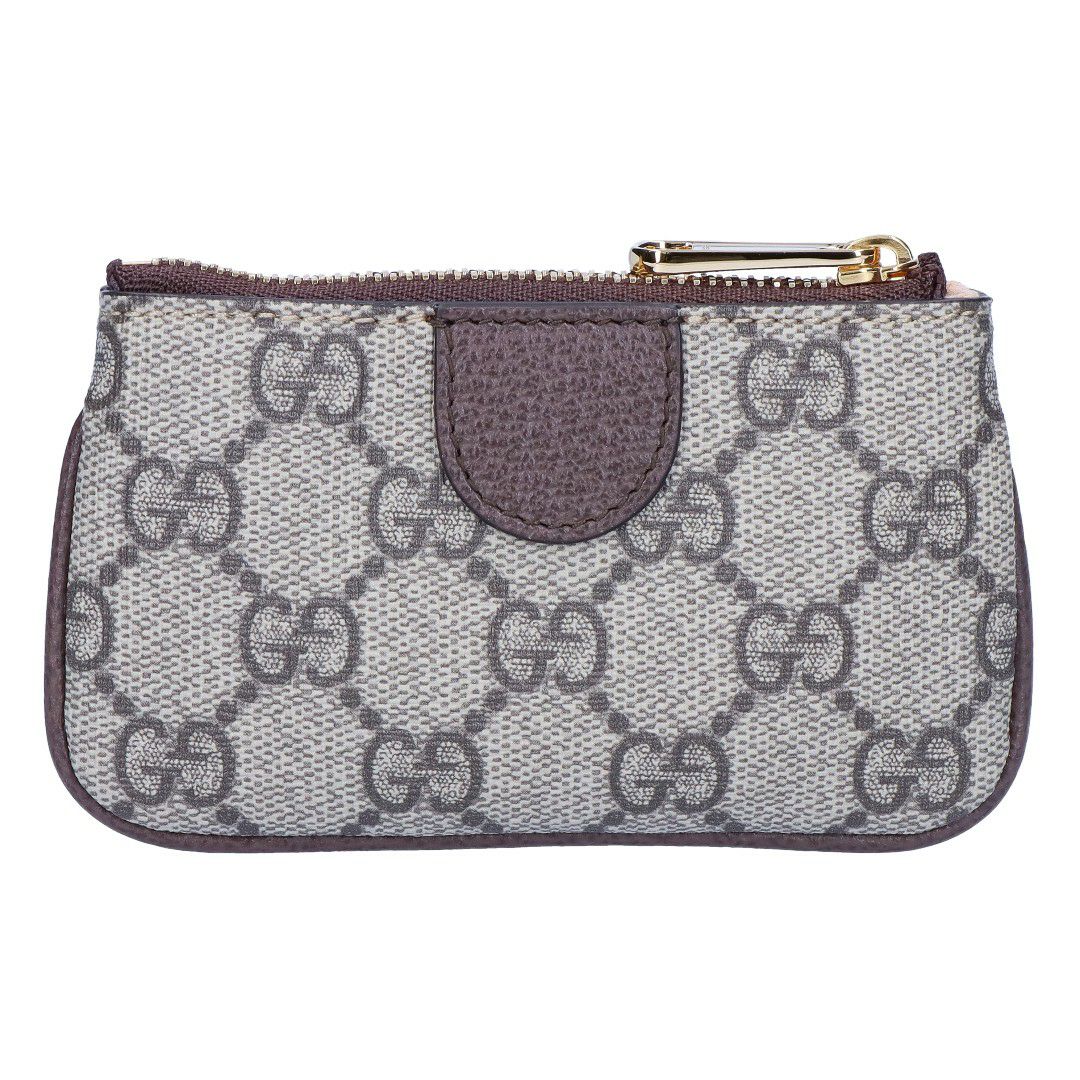 グッチ GUCCI コインケース キーケース OPHIDIA オフィディア 671722 96IWG 8745 ベージュ＆エボニー