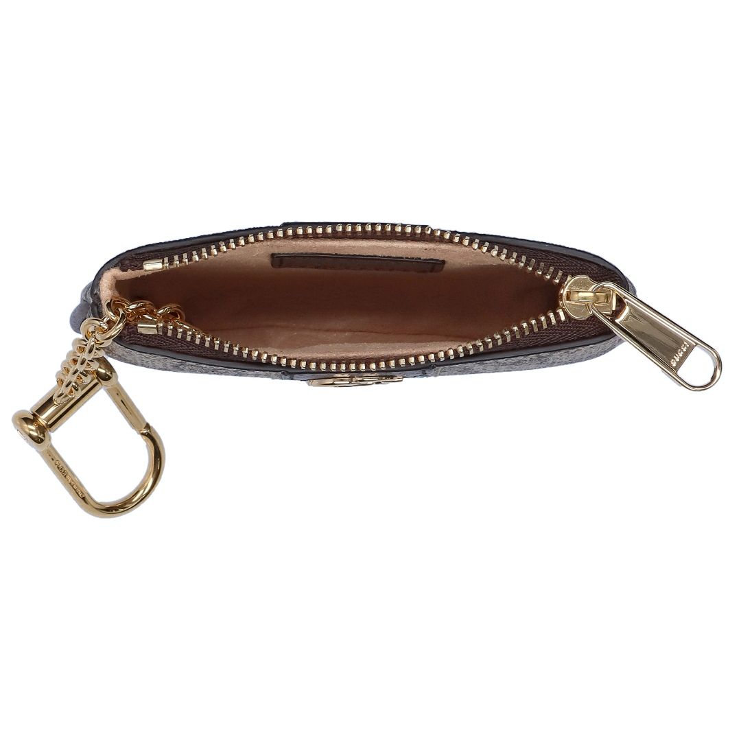 グッチ GUCCI コインケース キーケース OPHIDIA オフィディア 671722 96IWG 8745 ベージュ＆エボニー